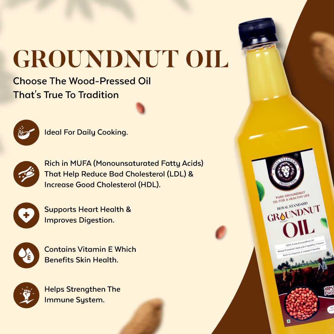 Groundnut Oil (1 Ltr / 5 Ltr)