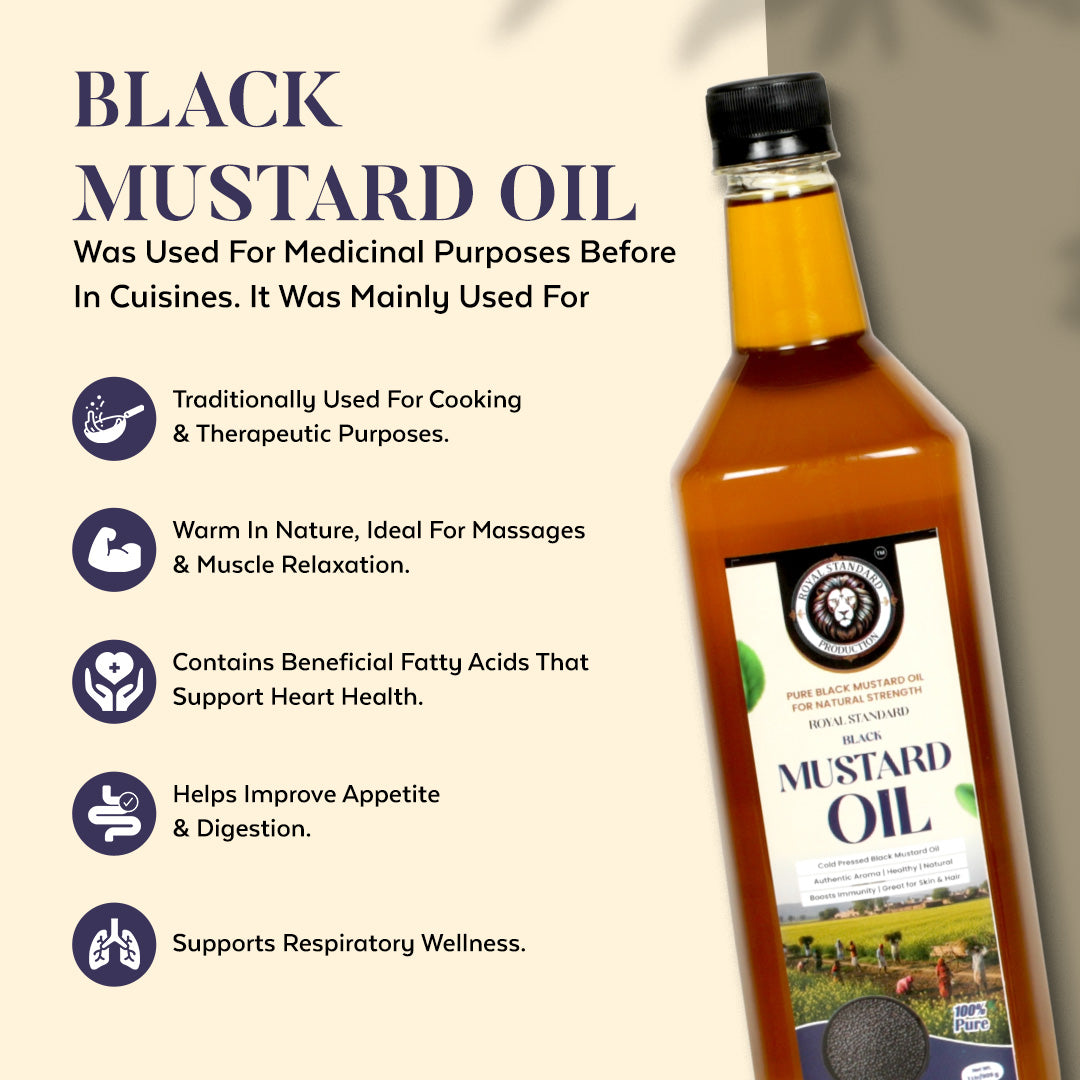 Black Mustard Oil (1 Ltr / 5 Ltr)