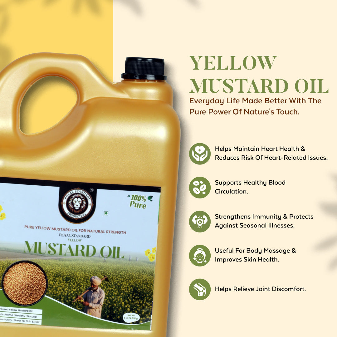 Yellow Mustard Oil (5 Ltr)