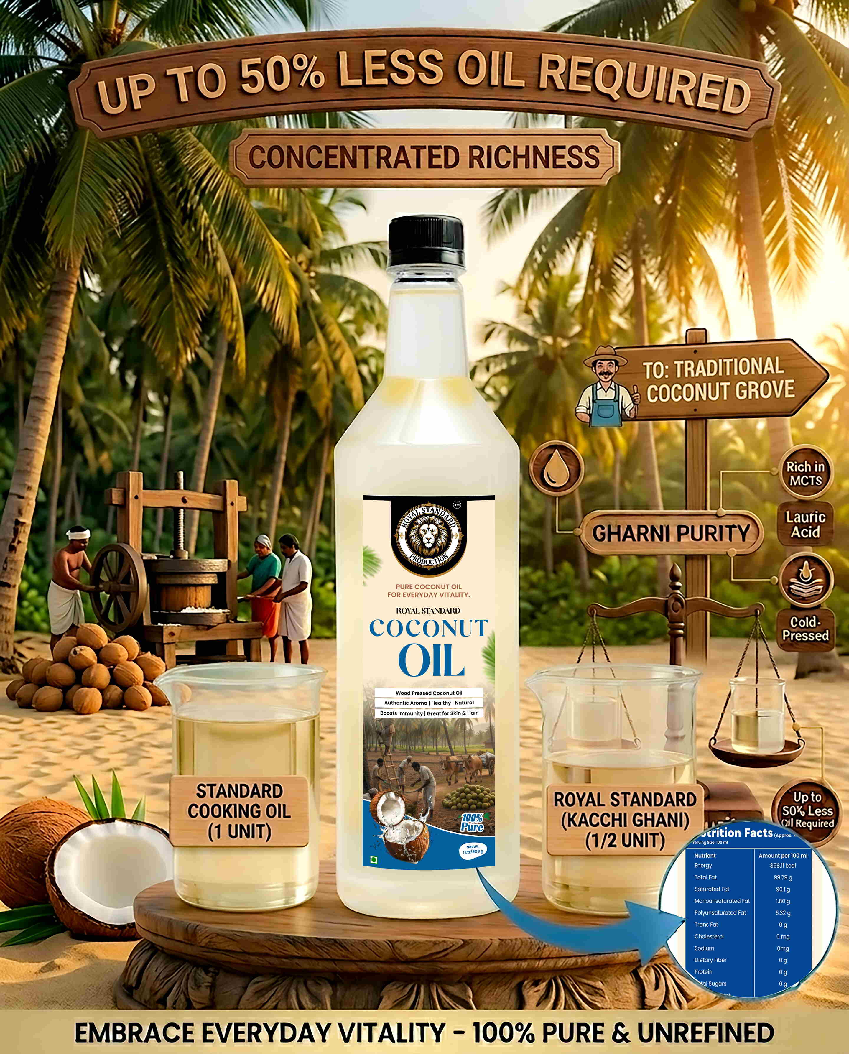 Coconut Oil (1 Ltr)