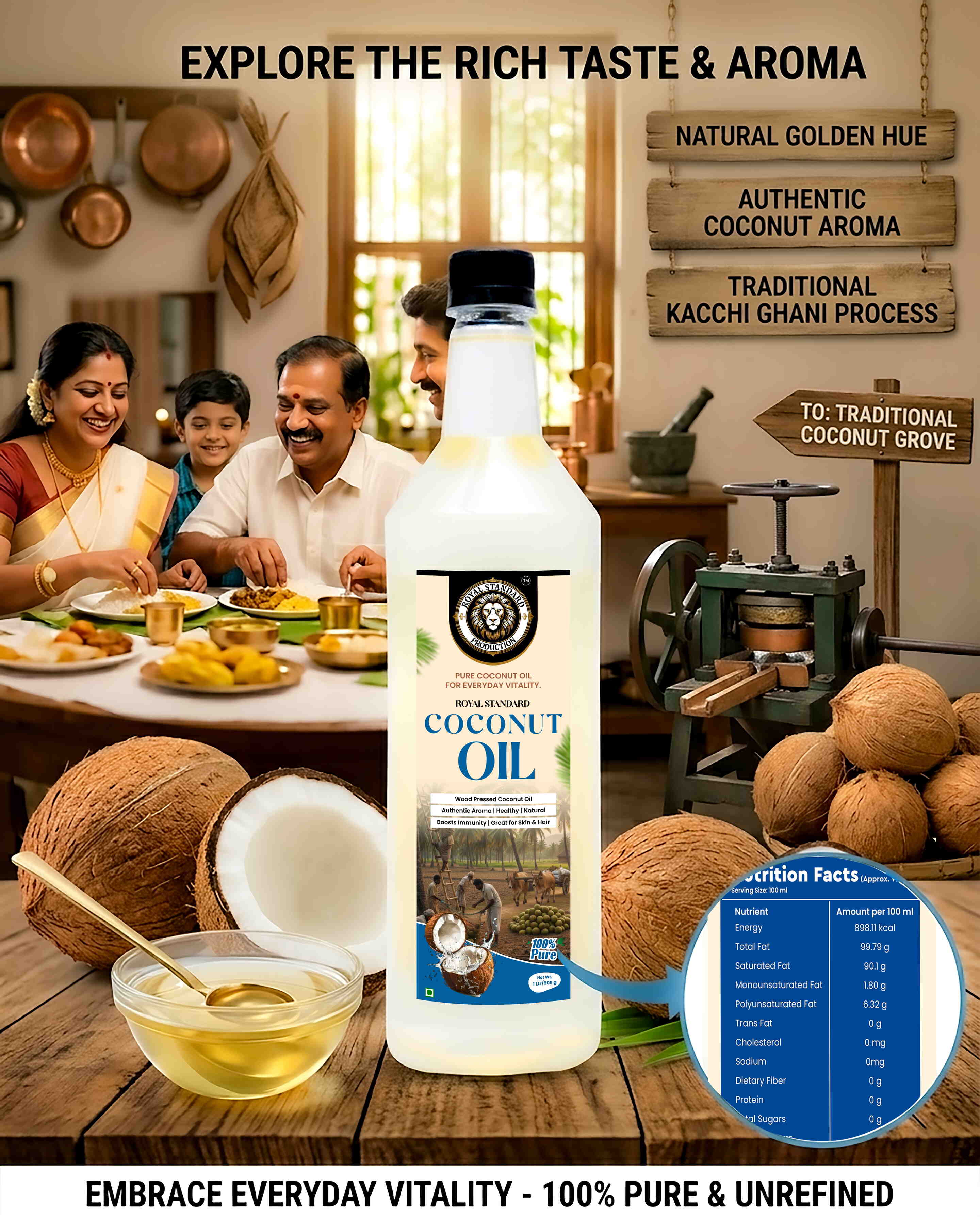 Coconut Oil (1 Ltr)