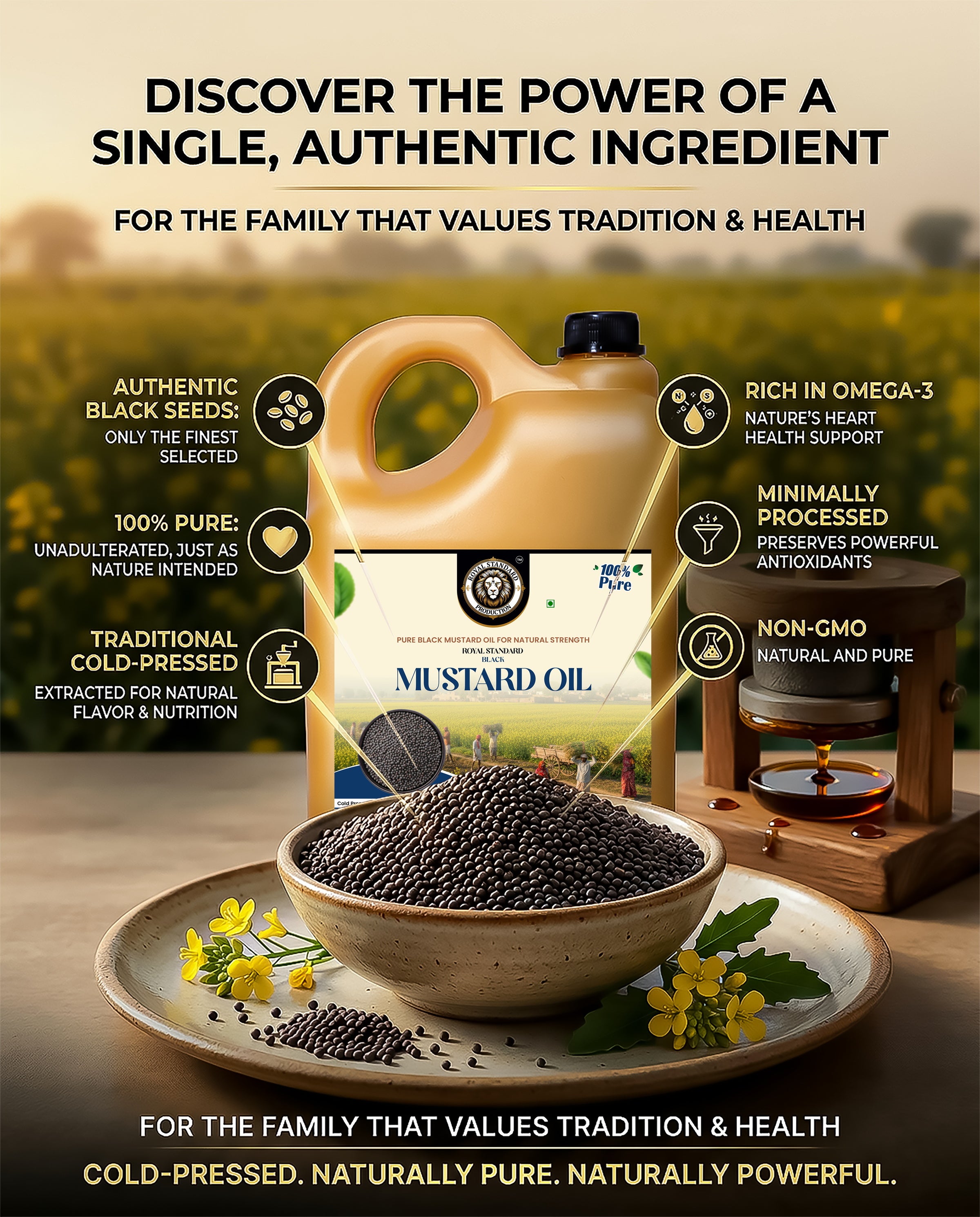 Black Mustard Oil (5 Ltr)