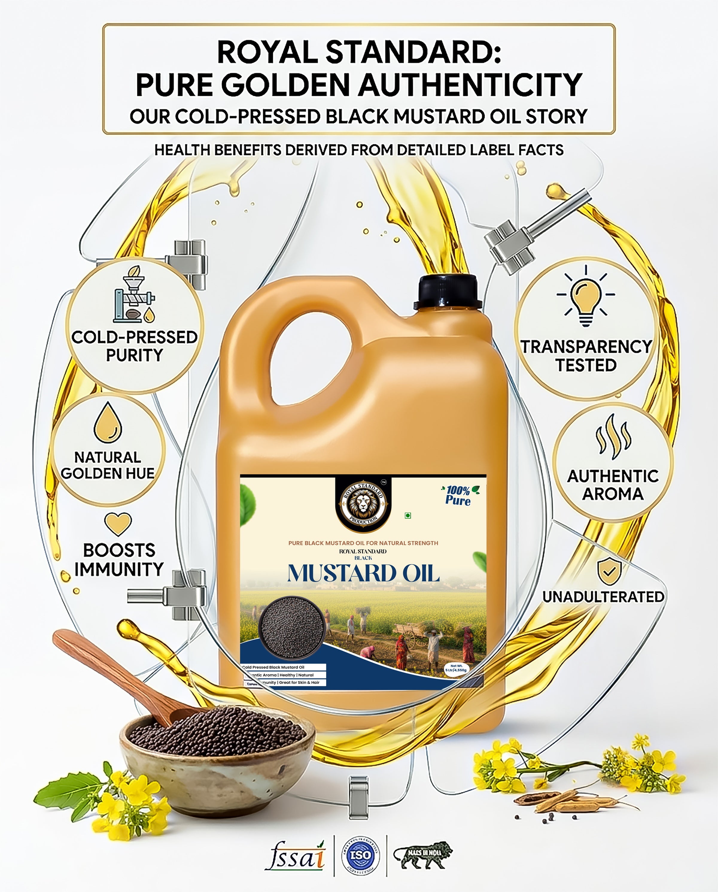 Black Mustard Oil (5 Ltr)