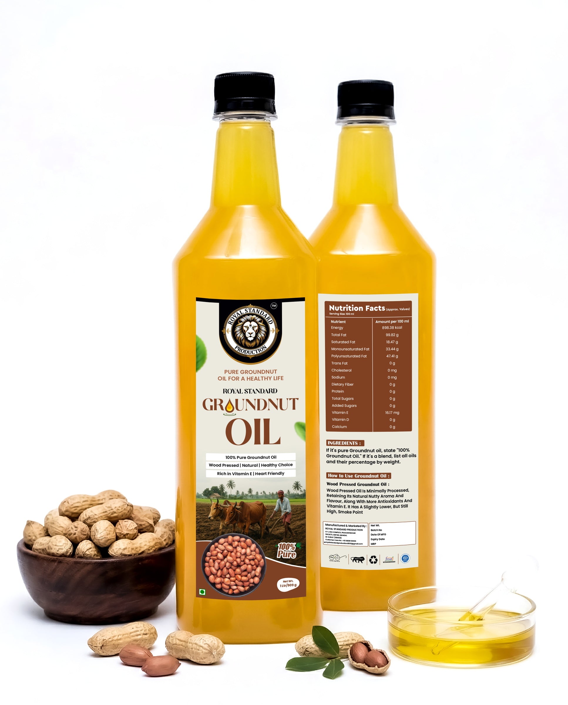 Groundnut Oil (1 Ltr / 5 Ltr)