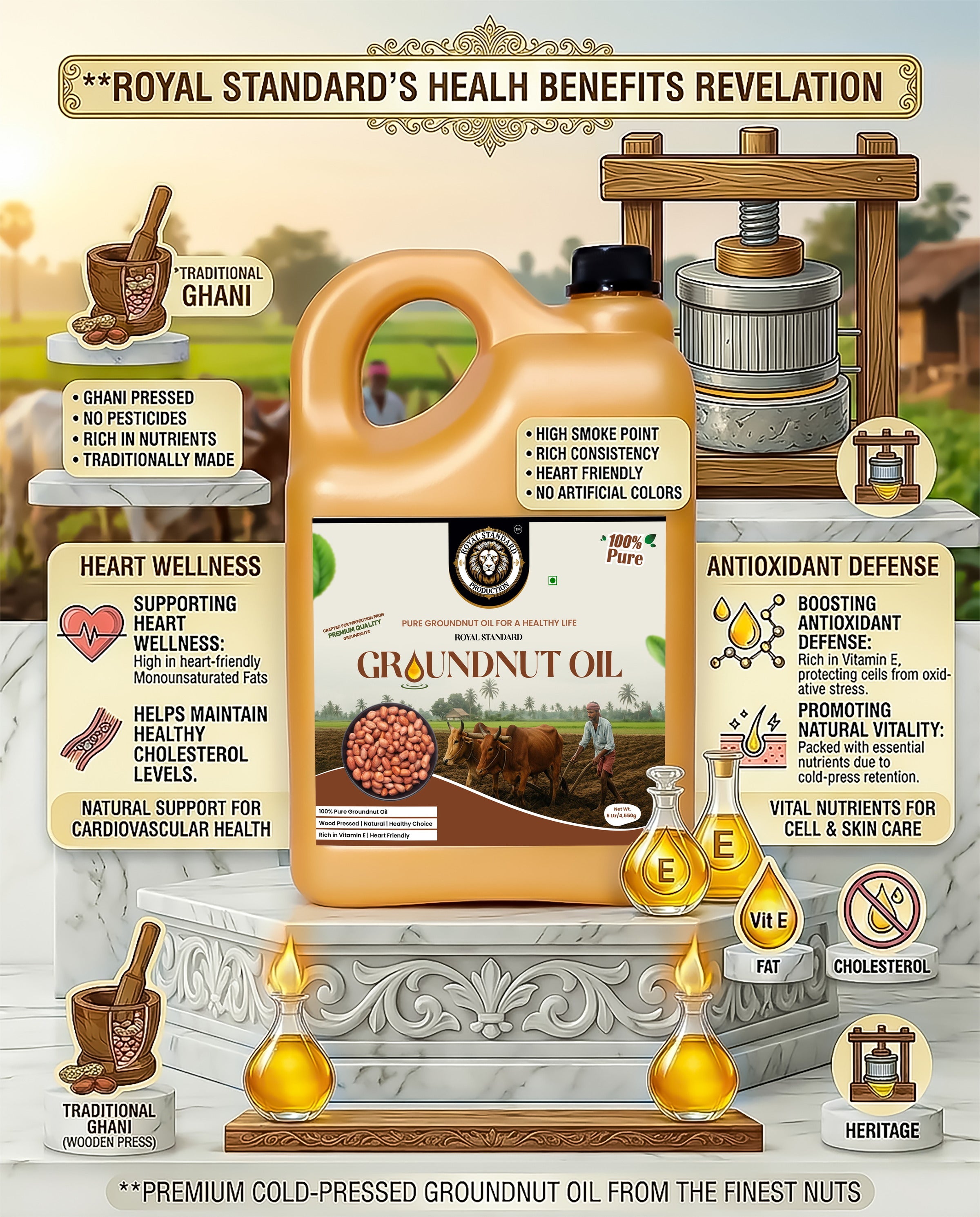 Groundnut Oil (5 Ltr)