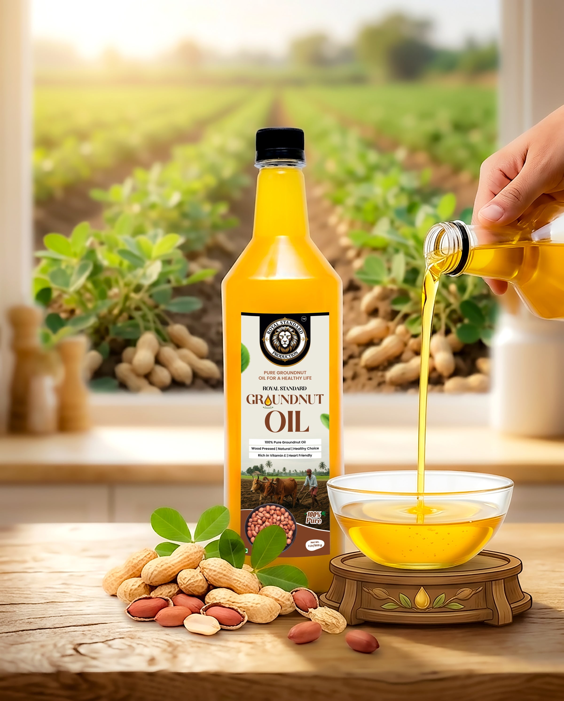 Groundnut Oil (1 Ltr / 5 Ltr)