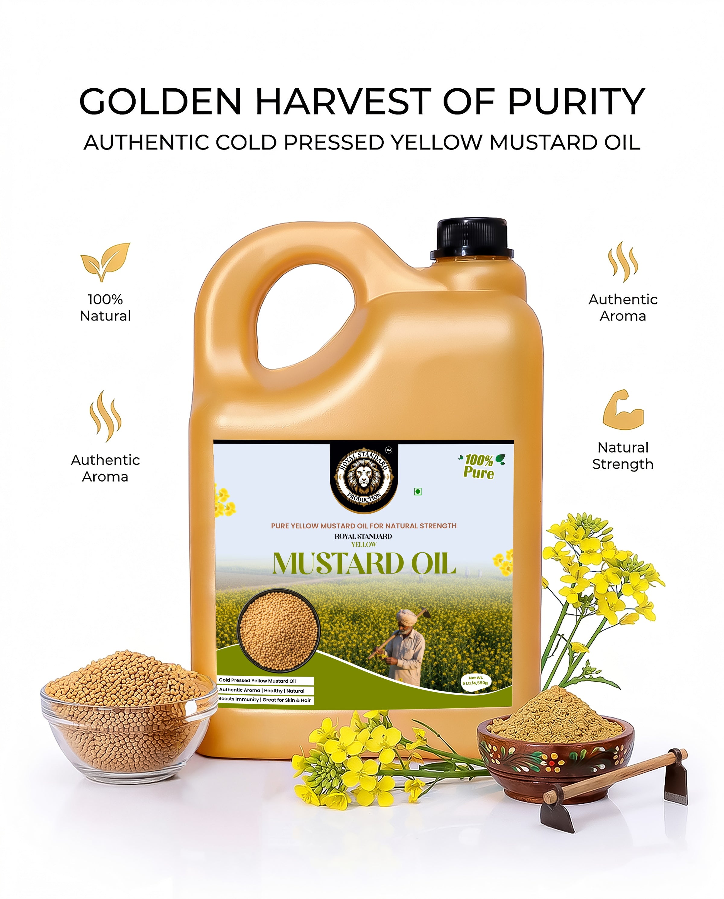 Yellow Mustard Oil (5 Ltr)