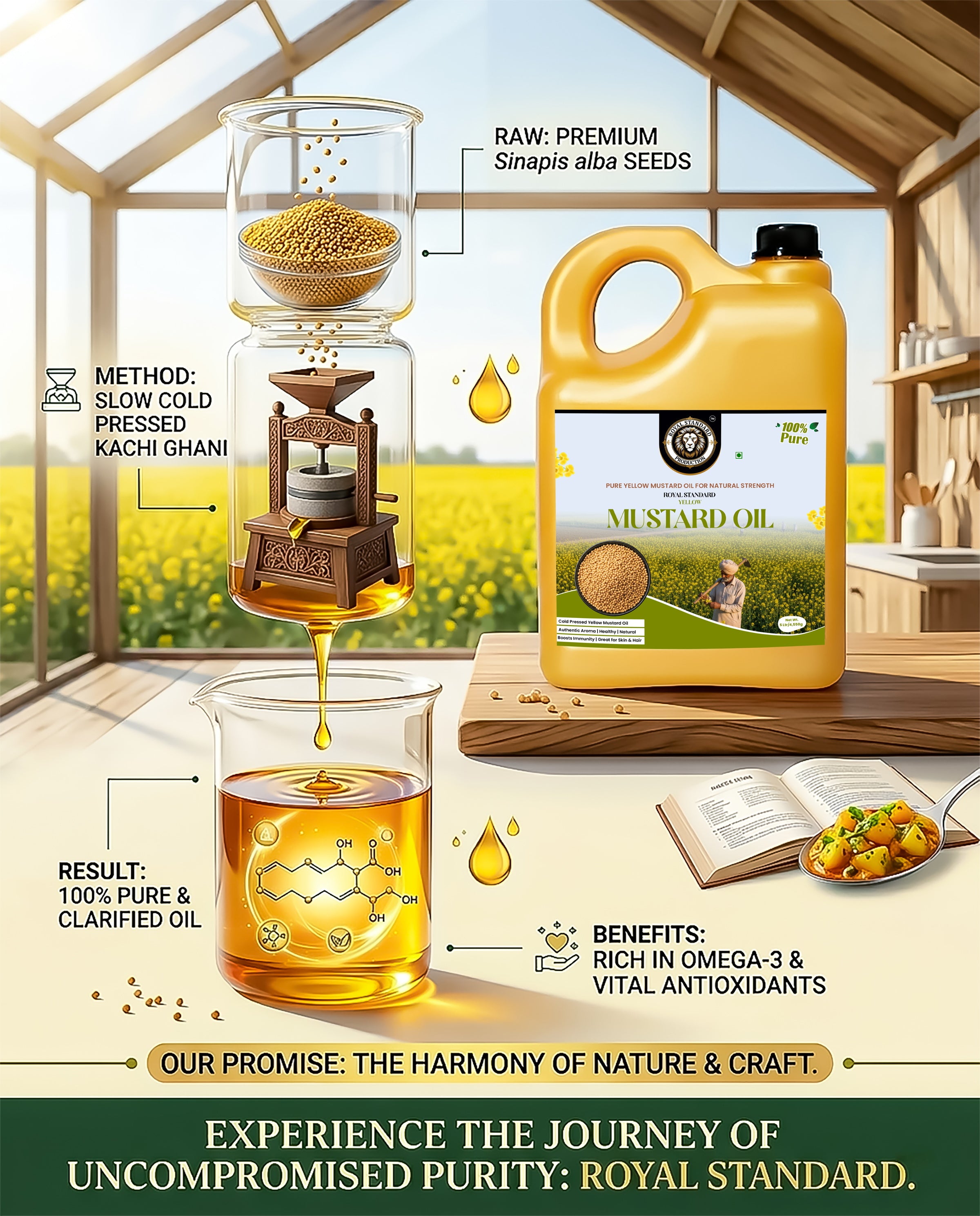 Yellow Mustard Oil (5 Ltr)