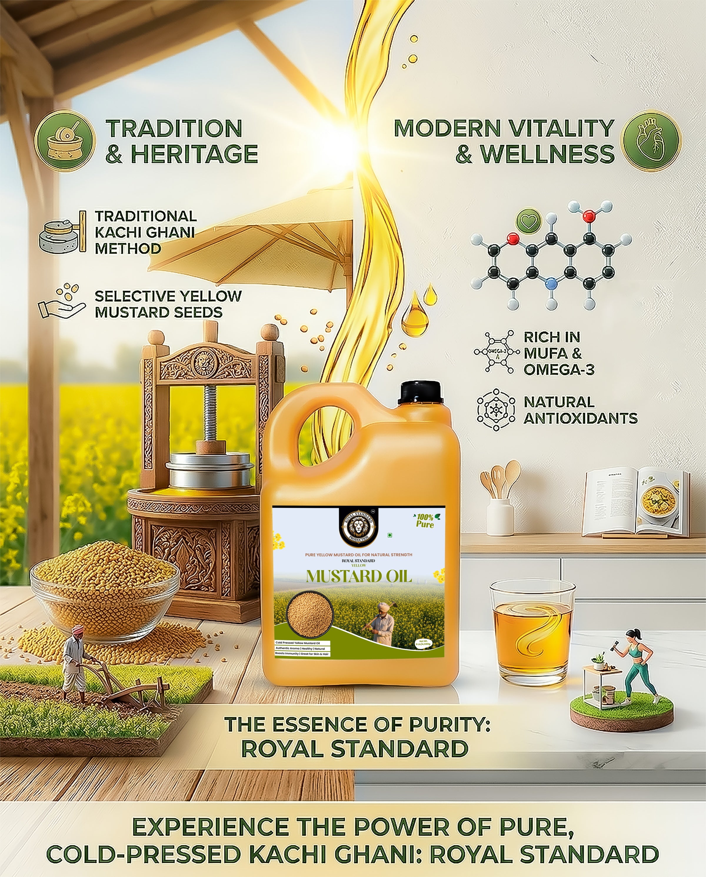 Yellow Mustard Oil (5 Ltr)