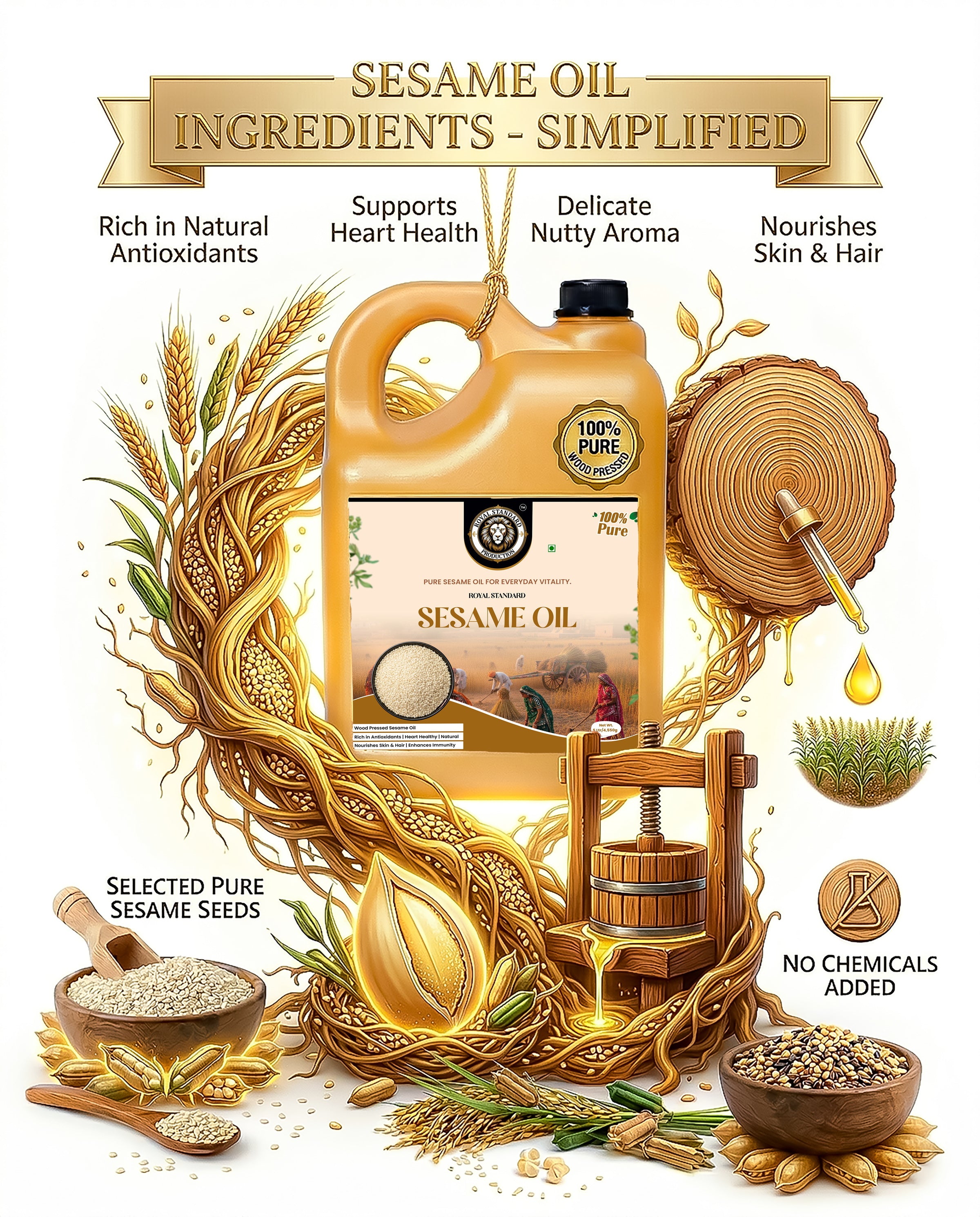 Sesame Oil (5 Ltr)